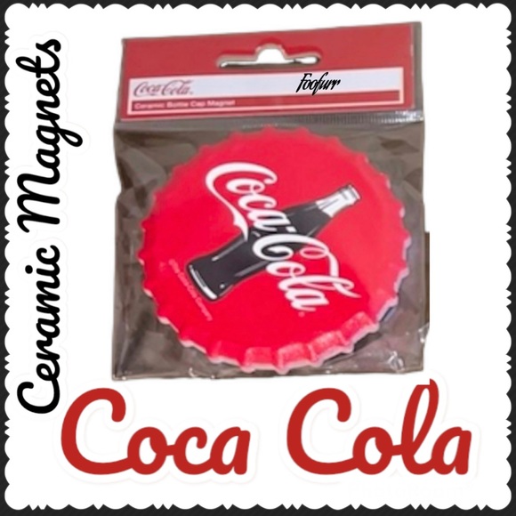 COCA COLA CERAMIC MAGNET SET OF 3 - Picture 10 of 11